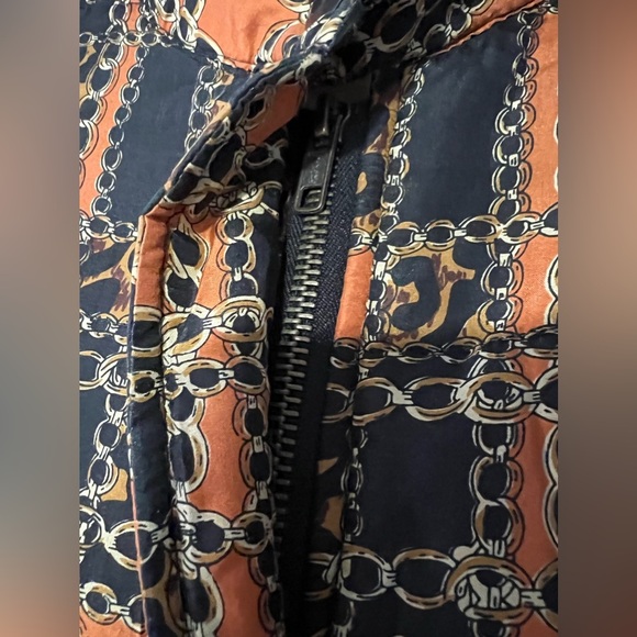 Vintage Anna and Frank Quilted Leopard Print Bomber Jacket 100% Silk size Medium - Picture 4 of 8